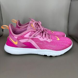 Nike Flex TR9 Women Pink Orange Athletic Running Shoes Sneakers Size 6.5